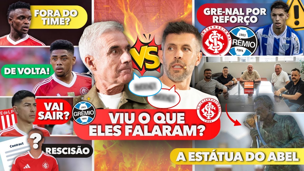 🚨💣 INTER DISPUTA REFORÇO COM O GRÊMIO, CARBONERO FORA DO TIME, PEZZOLANO E CASTRO FALAM, RESCISÃO…