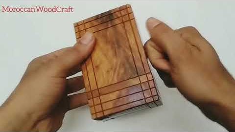 Wooden box secret magic
