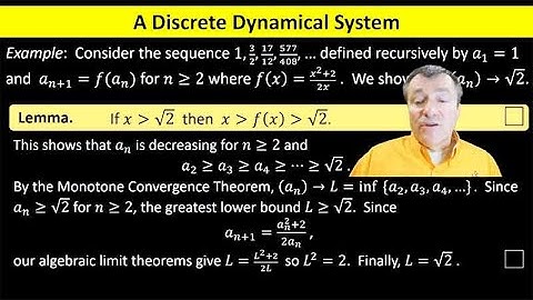 A Discrete Dynamical System