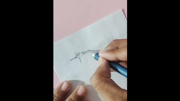 Manoj Sign Design b| Art and Kraft 07 | #shorts