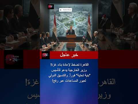 وزير الخارجية المصري يعلن عن خطوات عاجلة لدعم إعادة إعمار غزة