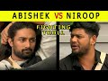 Bigg boss tamil season 5 abhishek priyanka and niroop fight troll  abhishek elimination