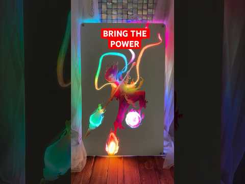 Nezha LED Neon Sign – Glowing UV Printed Art for Home & Gaming Room"