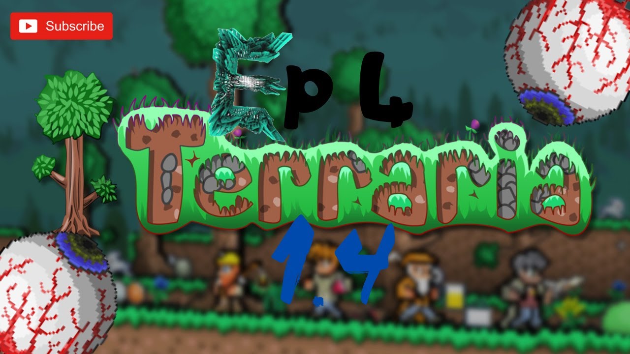 First Boss Fight | Terraria Ep 4 | 1.4 Multiplayer