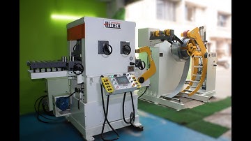 3 IN 1 SERVO FEEDER LINE OPERATION VIDEO #coilfeeding #machine #coilhandling #popular #servofeeder