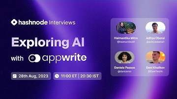 Hashnode Interviews — Exploring AI with Appwrite