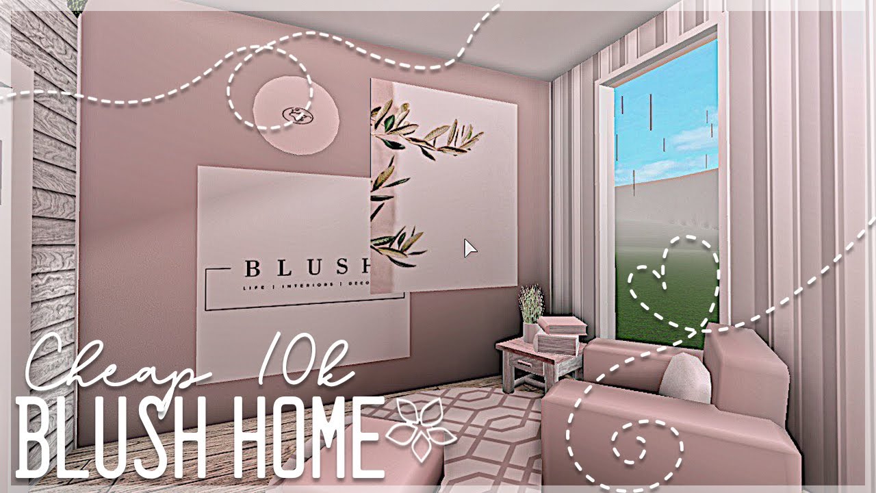 Cheap 10k blush home Bloxburg speedbuild Hxsna ･ﾟ YouTube