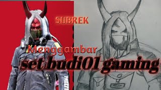 CARA MENGGAMBAR SET BUDI01 GAMING DENGAN PENSIL