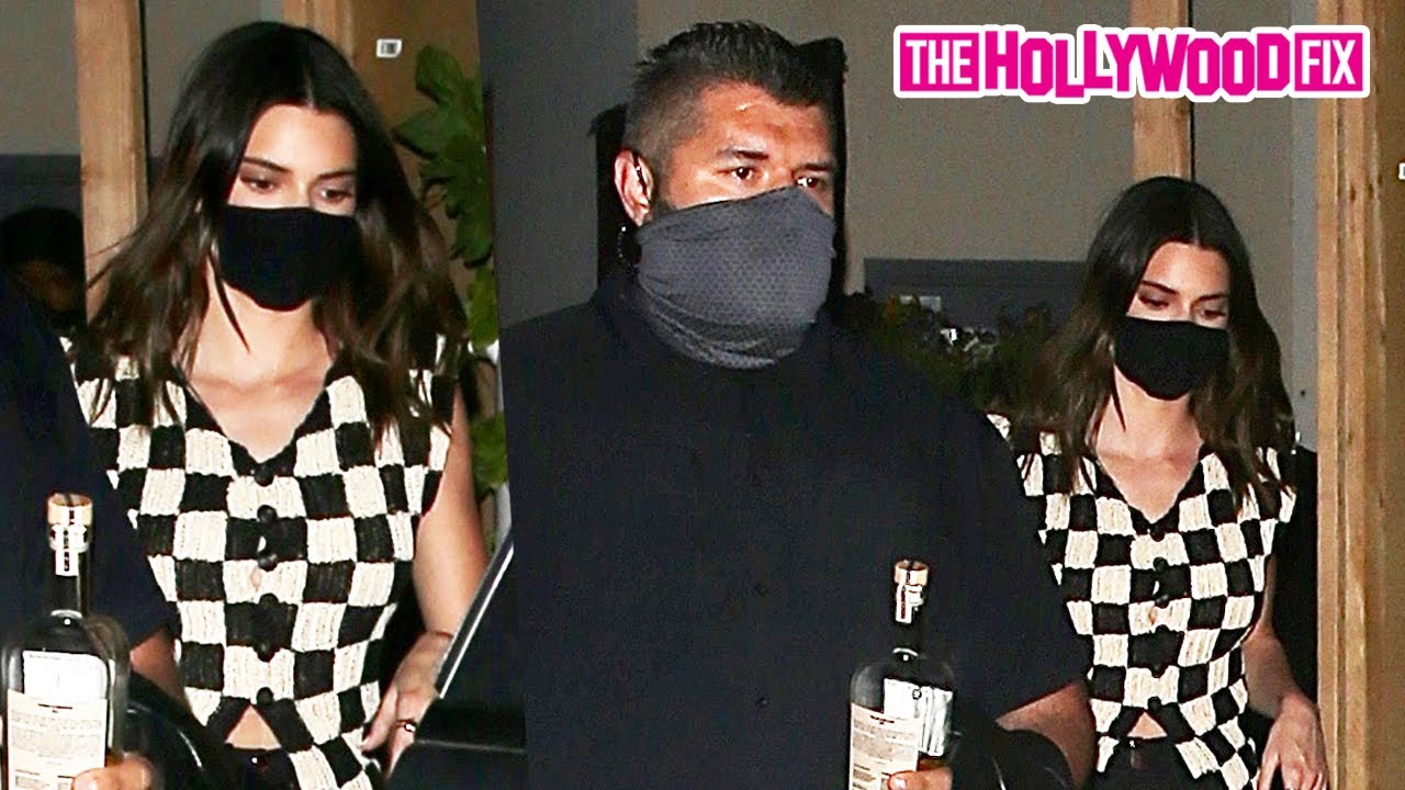 Kendall Jenner Secretly Slips Out The Backdoor With Her Massive Bodyguard At Craig's 4.17.21