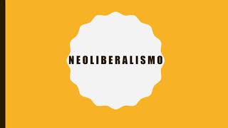 Neoliberalismo