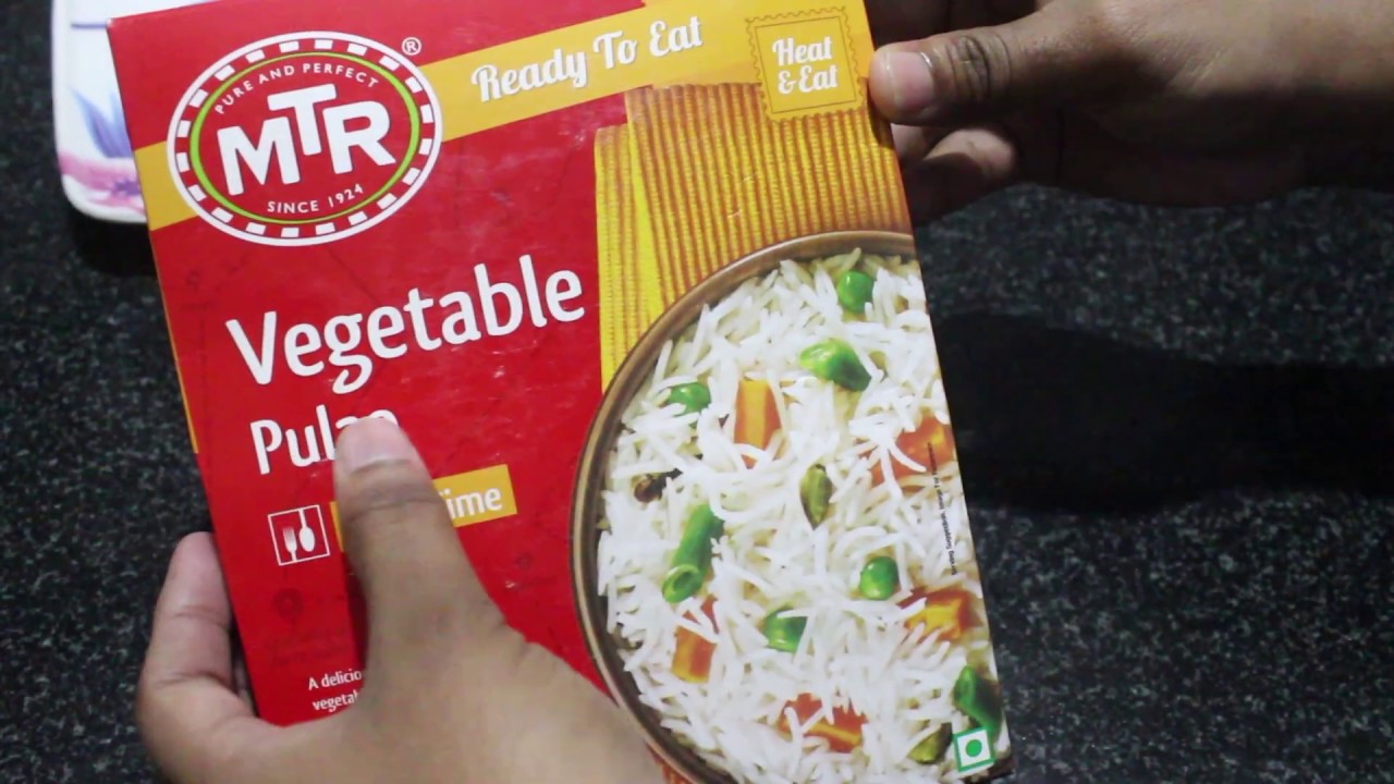 MTR Готовый к употреблению овощной пулао