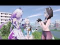 [MMD] 절친 댄스 | Castorice, Cipher, Firefly [Honkai Star Rail]