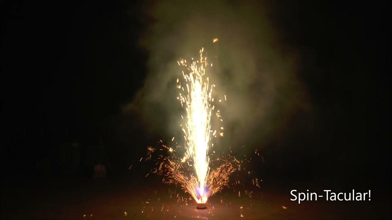 TNT Fireworks SpinTacular Spinning Fountain Astounded Fireworks