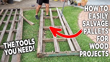 The ULTIMATE Pallet Wood Salvage Guide (Pallet Puller & Pneumatic Nail Remover)