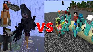 チェンソーマン vs マイクラ  魔人になって戦争してみた