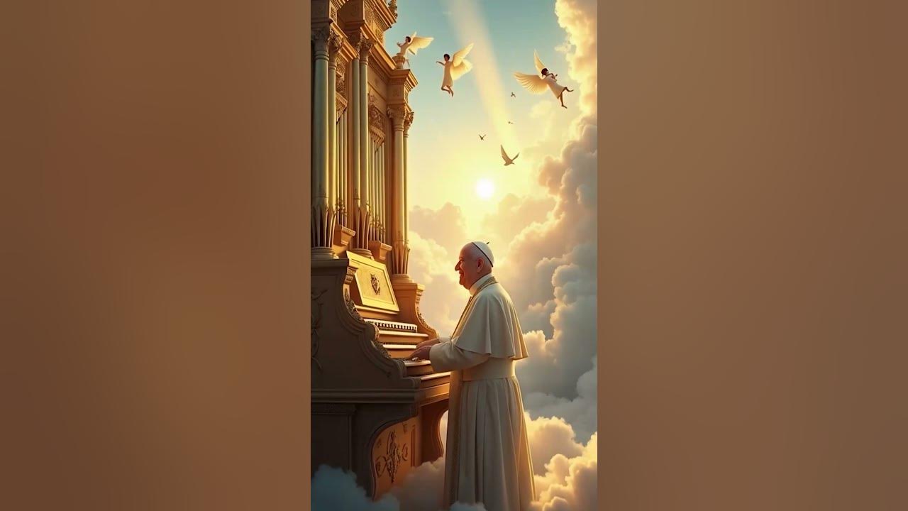 "When the Pope Plays the Organ in Heaven — A Moment You’ll Never Forget! 🎶✨ #Shorts"