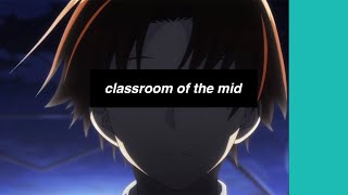 Classroom of the elite is completely mid