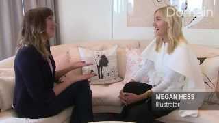 Illustrator Megan Hess gives a drawing lesson