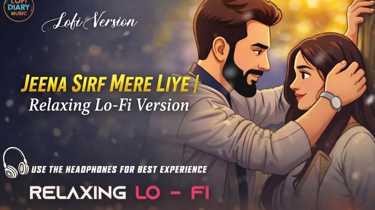 Jeena Sirf Mere Liye | 💞 Relaxing Lo- FI Version | जीना सिर्फ़ मेरे लिए | 90s 
