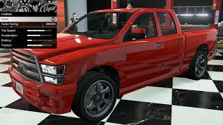 GTA 5 - OG Vehicle Customization - Bravado Bison (Dodge Ram)