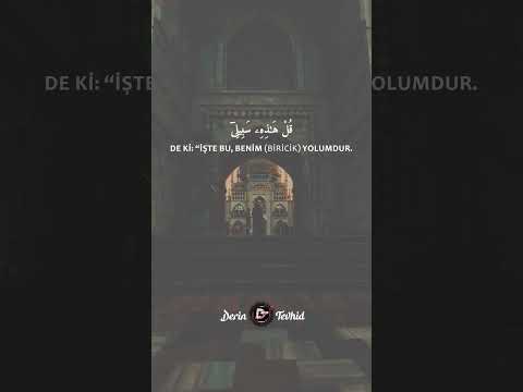 Yusuf Suresi 106, 107, 108 Ayetler #shorts #islam #trending #seçim #keşfet #quran #kuran #tevhid