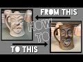 How To Use Red Iron Oxide Wash On Pottery