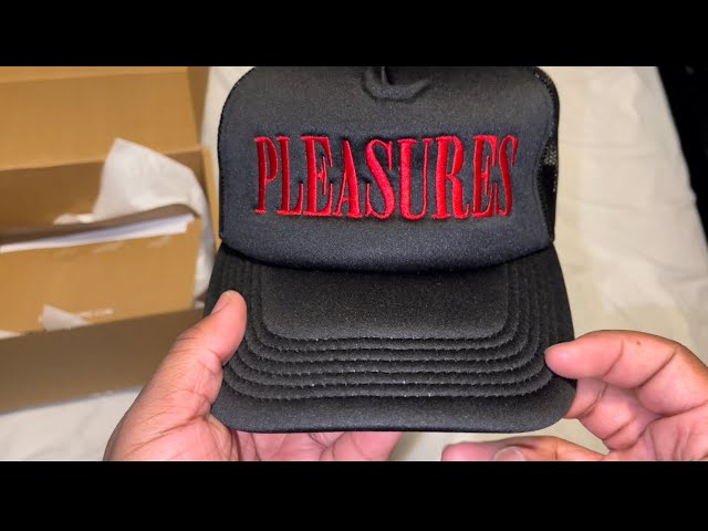 Pleasures Lithium Trucker Cap 'Black' - YouTube