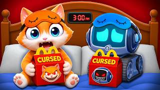 We Ordered CURSED Happy Meals at 3am! (I Am Cat VR)