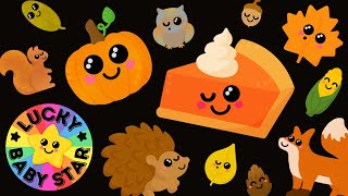 🍁Fall Into Autumn Sensory Fun by Lucky Baby Star! Pumpkin Pie Harvest with Fox, Squirrel & Hedgehog