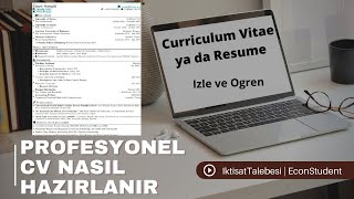 Profesyonel CV Nasıl Hazırlanır