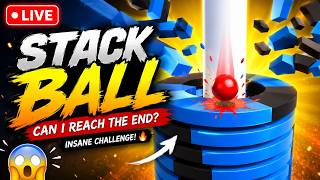 🔴 STACK BALL LIVE 🔥 Can I Reach the END 😱 | Insane Gameplay