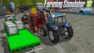 Farming Simulator 17 - La Journalière #4 SEMIS À L'AIDE DES PALETTES !