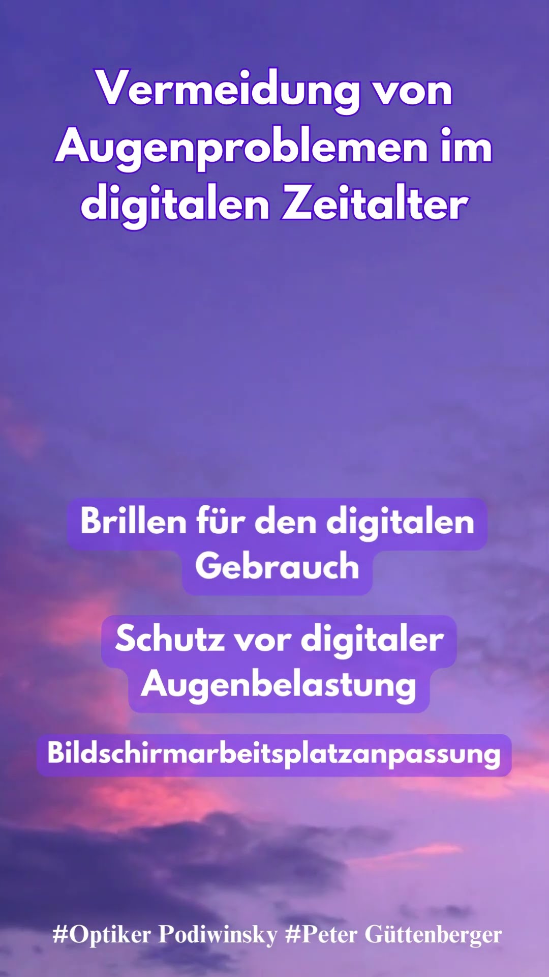 stellenanzeige optiker