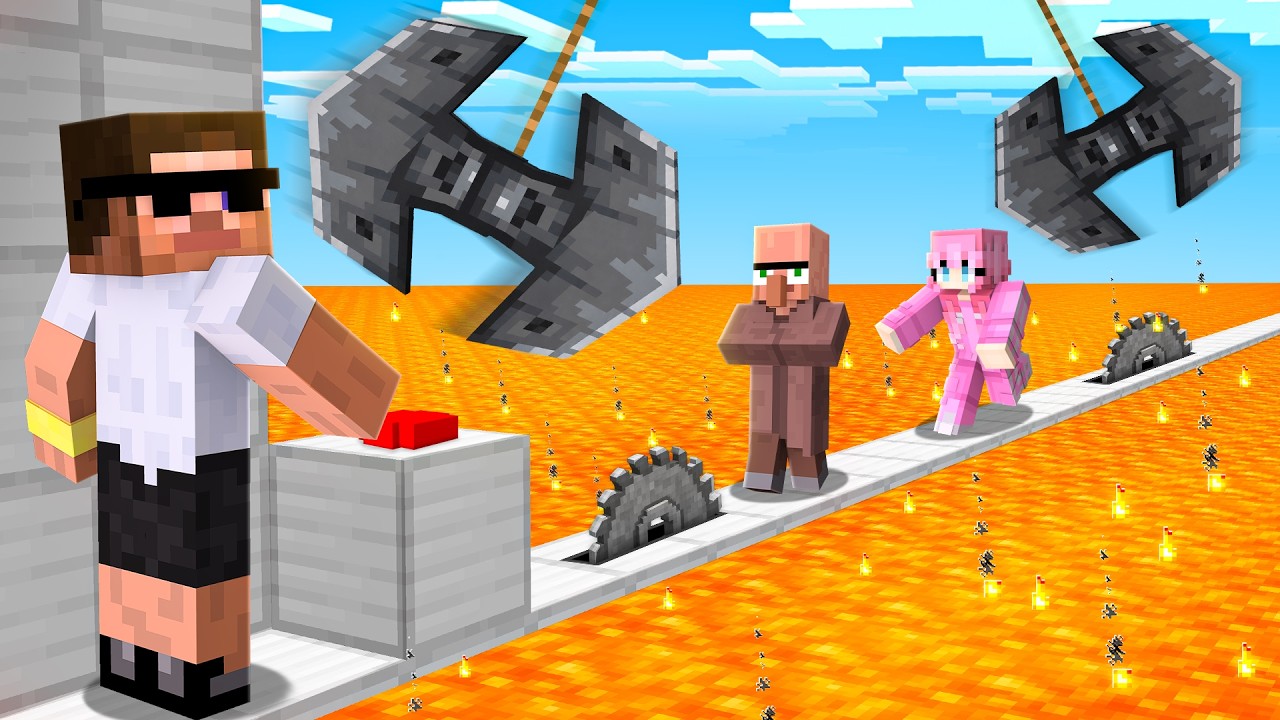 TINY vs GIANT Minecraft Death Run..