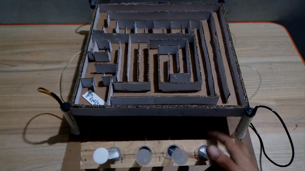 HOW TO MAKE HYDRAULIC LABYRINTH WITH CARDBOARD & SYRINGES YouTube