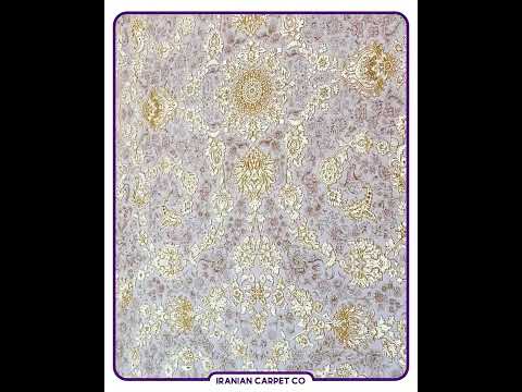 فرش زرد طلایی نقشه طلاکوب 2 Golden Colour Carpet 