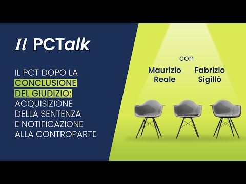 PCT dopo la conclusione del giudizio: acquisizione della sentenza e notificazione alla controparte - video from SEAC