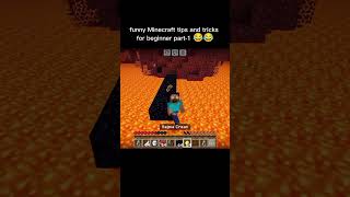 funny Minecraft tips and tricks🤣🤣 #minecraft #shorts#viral