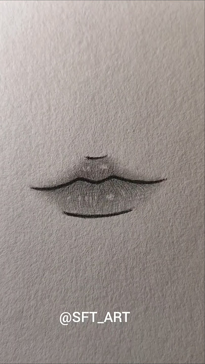 how to draw lips ✨ #tutorial #art #lips #sketch #shorts