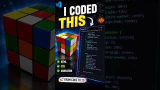 I Made a 3D Cube Game Using HTML CSS & JavaScript | Full Stack Web Development Course #shorts