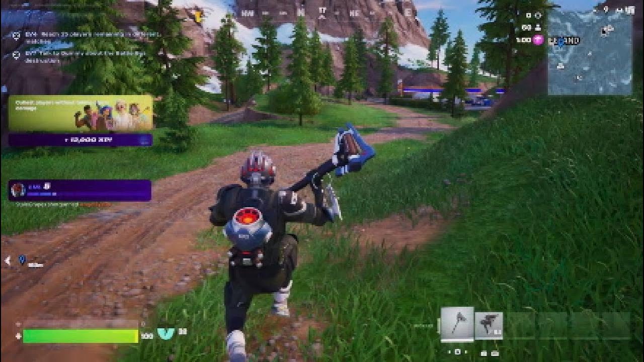 Outlast 40 players without taking Storm Damage | Fortnite Chapter 7 Season 1