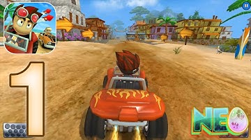 Beach Buggy Racing: Gameplay Walkthrough Part 1 - Easy Street (iOS, Android)