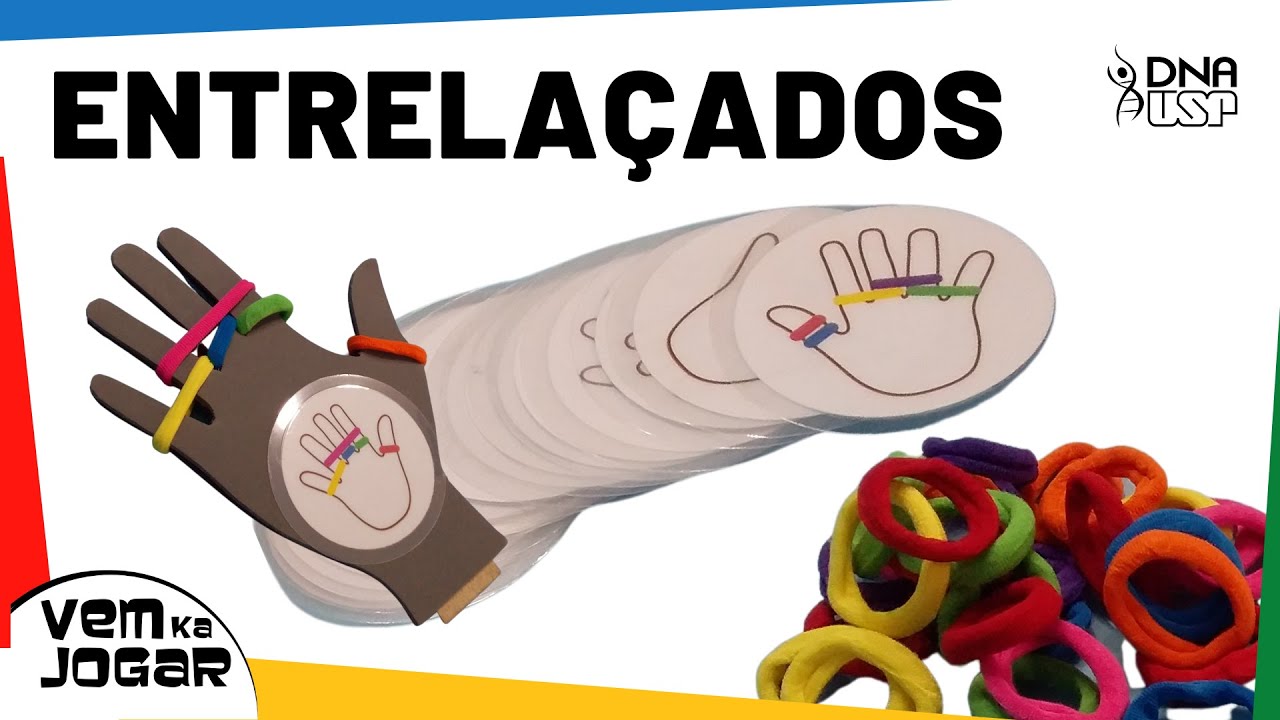 CONHEÇA UM INTRIGANTE JOGO COM ELÁSTICOS DE CABELO - ENTRELAÇADOS - YouTube