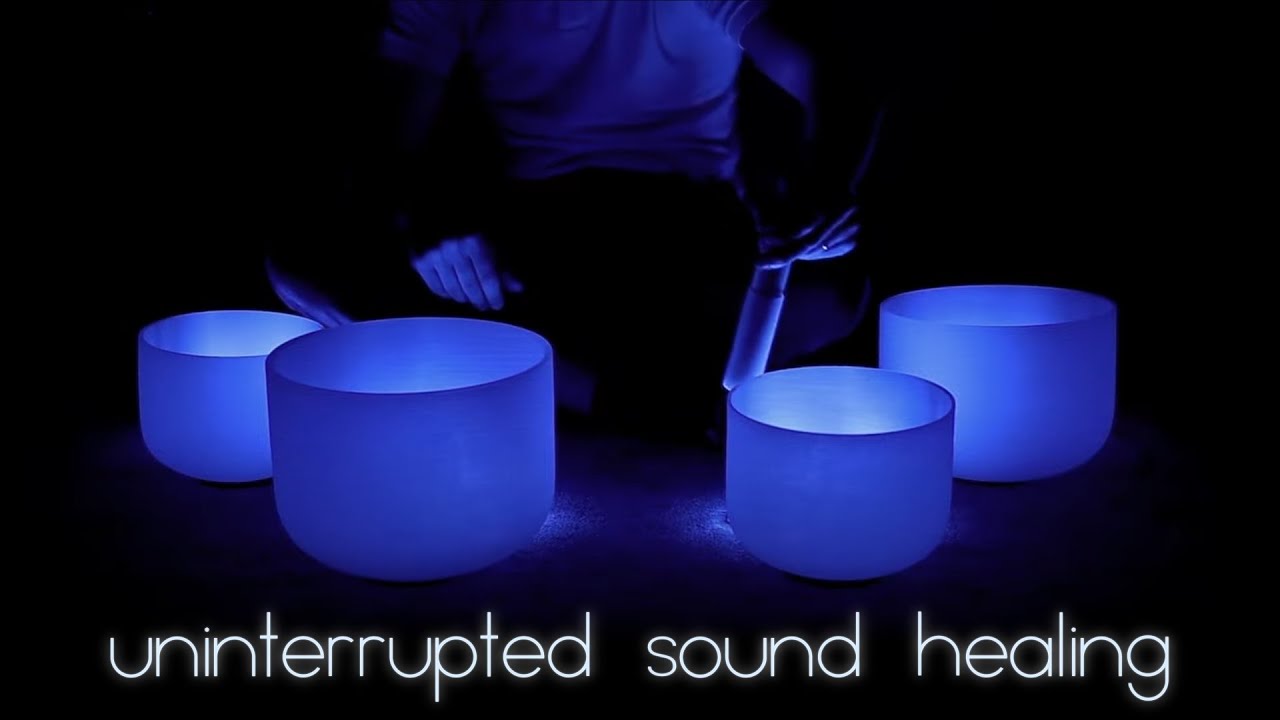 1-Hour Crystal Singing Bowl Sound Bath | Stress Relief Music for ...