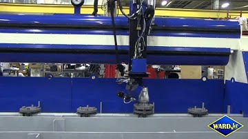 ZX-2543-5 5-Axis Waterjet with Custom Part Fixturing