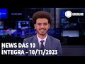 News das 10 - 10/11/2023