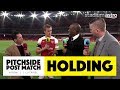 PITCHSIDE: Holding post match reaction | Arsenal 1-1 Liverpool | Astro SuperSport