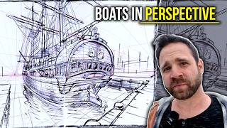 How to Draw Boats with Perspective