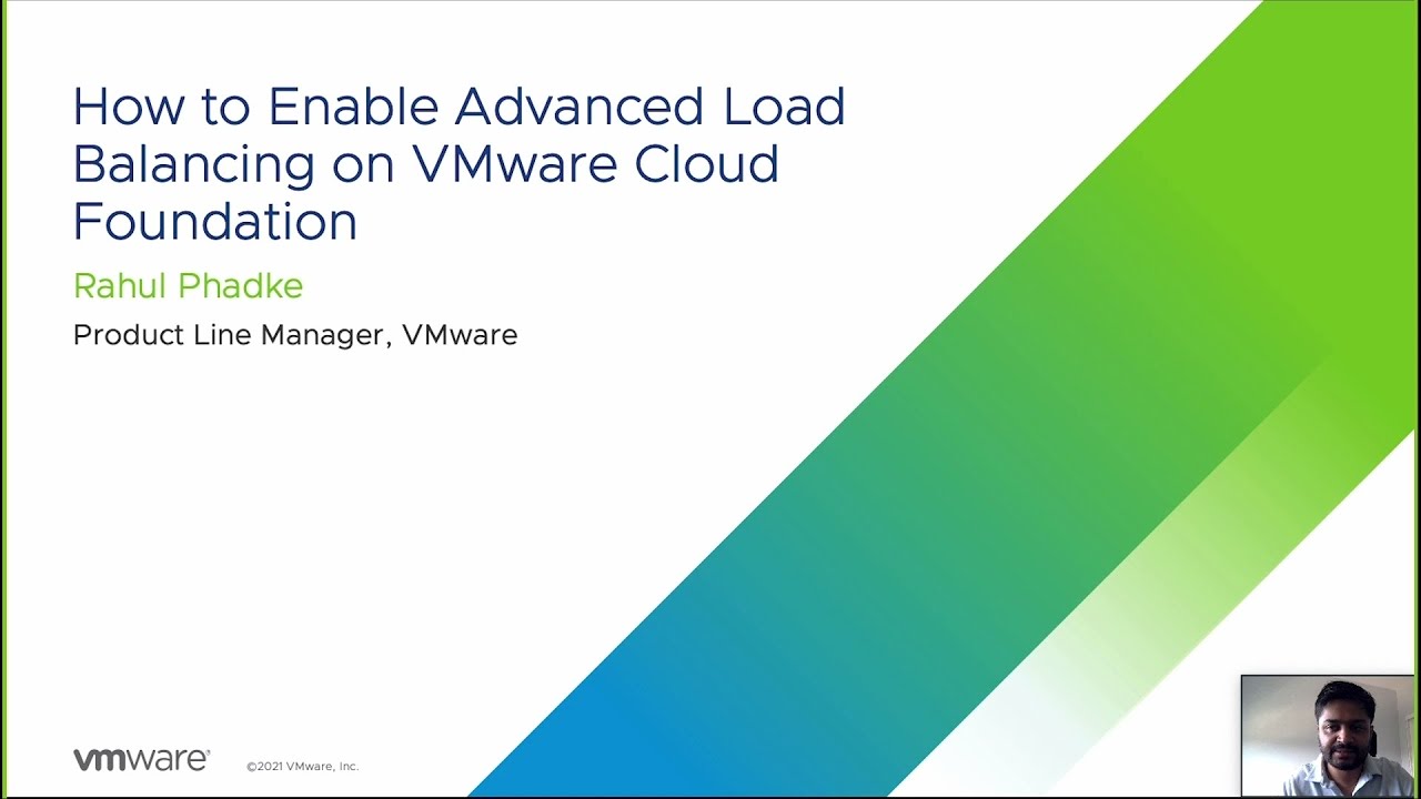 How to Enable Advanced Load Balancing on VMware Cloud Foundation - YouTube