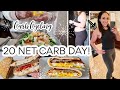 EATING 20G NET CARBS | CARB CYCLING & KETO WHAT I EAT IN A DAY TO LOSE WEIGHT | lil Piece of Hart
